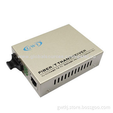 10/100M fiber media converter, SC/ST/FC/LC available, 40km transmission with reliable performance